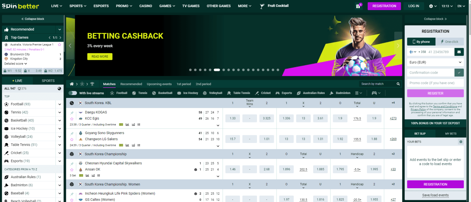 Spinbetter Casino - Kasyno Online i Zakłady Sportowe w Polsce Spinbetter