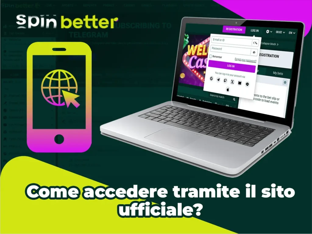 Come accedere