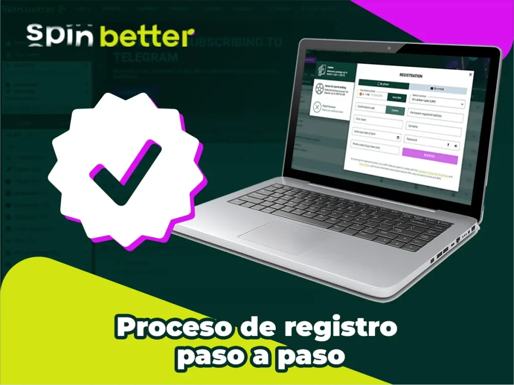 Paso a paso para registrarse