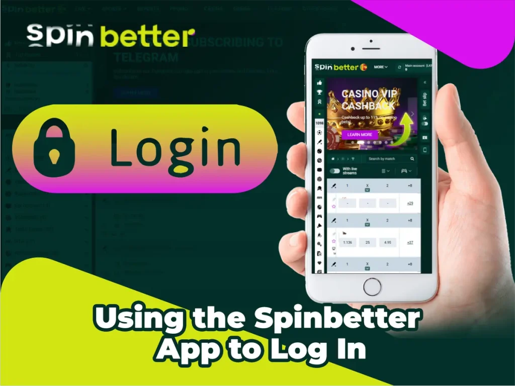 Using the App to Log In